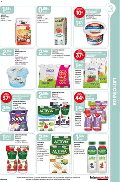 Pré-visualização Intermarché folheto válido de 15.01.2026 | Página: 21 | Produtos: Probióticos, Creme fraiche, Base, Açúcar