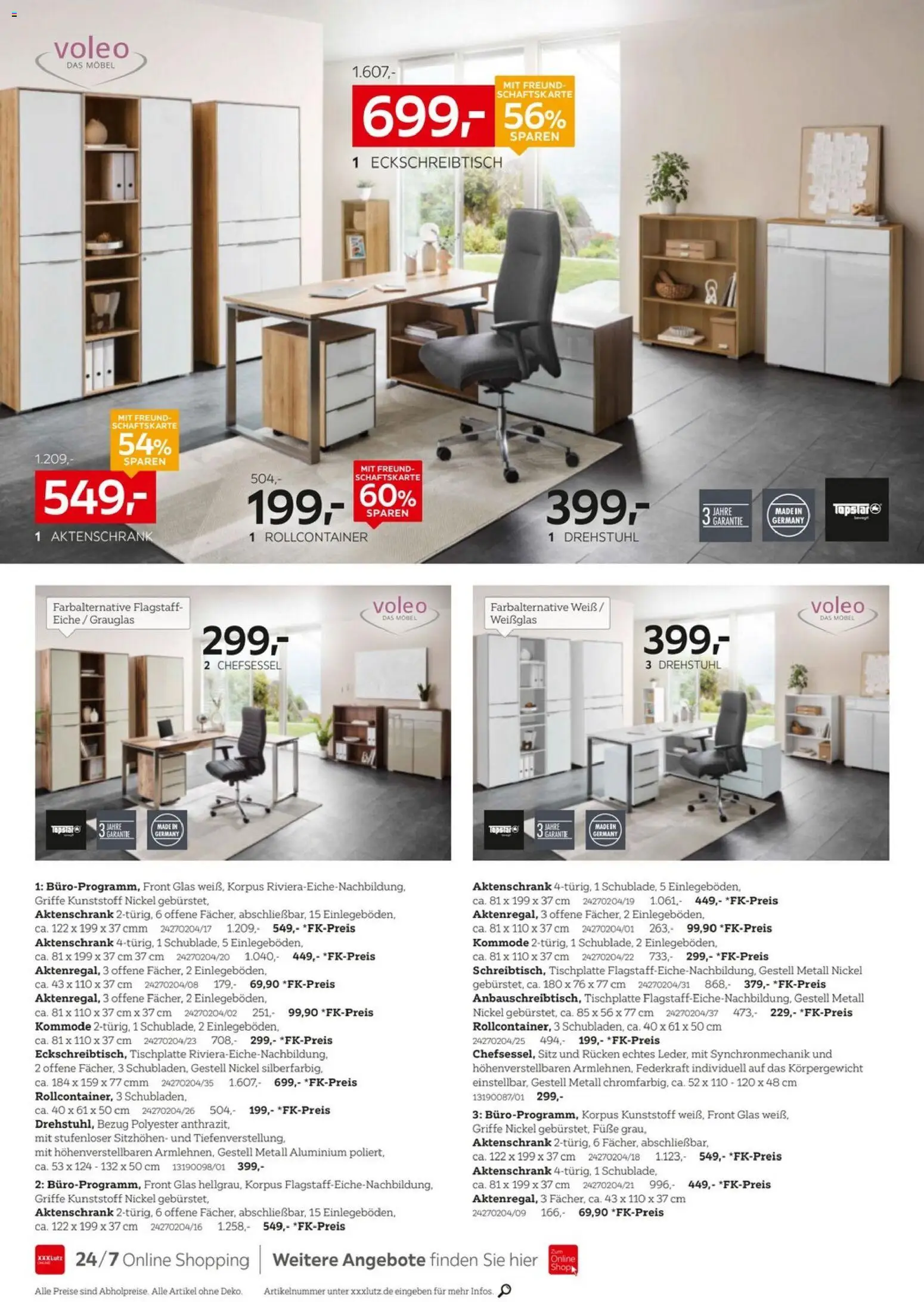 XXXLutz Büro Spezial – gültig ab 29.03.2026 | Seite: 2 | Produkte: Kommode, Chefsessel, Rollcontainer