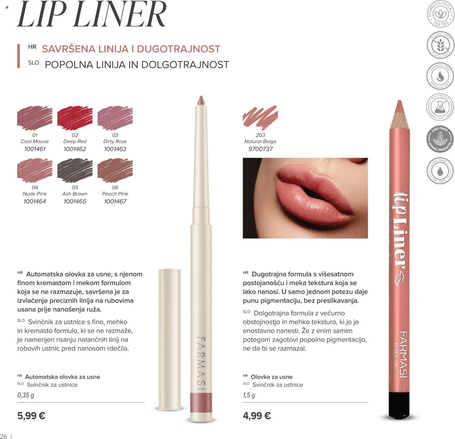 Farmasi katalog | vrijedi od 01.01.2026 | Stranica: 26 | Proizvodi: Olovka za usne