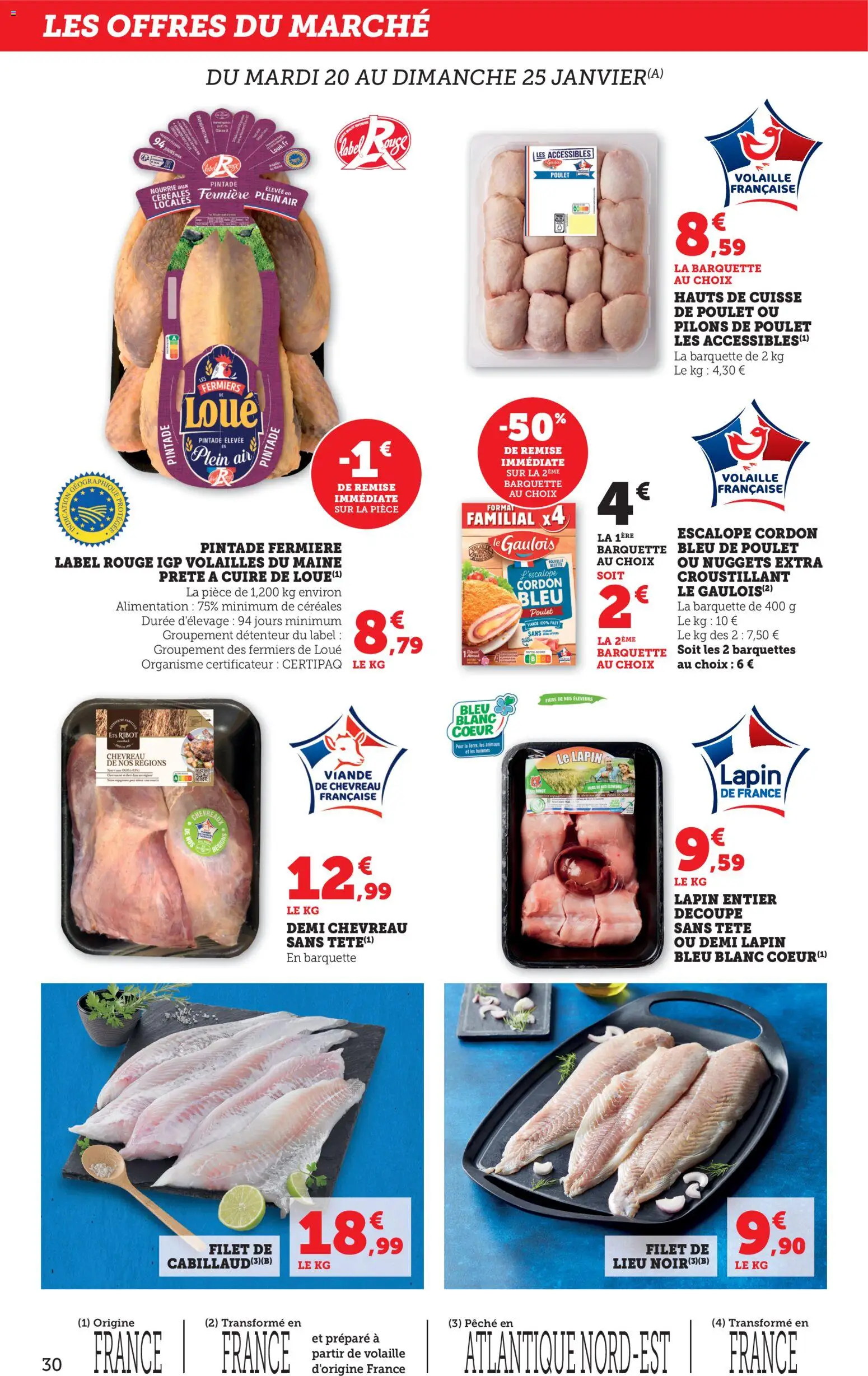 {H1} | Page: 30 | Produits: Pêche, Lapin, Volaille, Viande