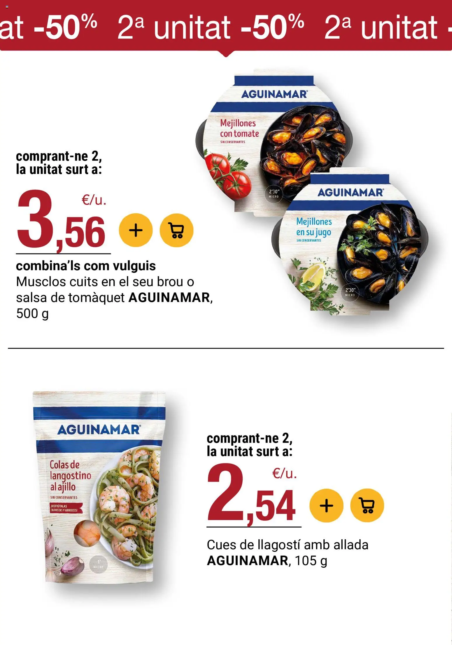 Bonpreu folleto │ válido desde el 21.04.2026 | Página: 40 | Productos: Jugo, Langostino