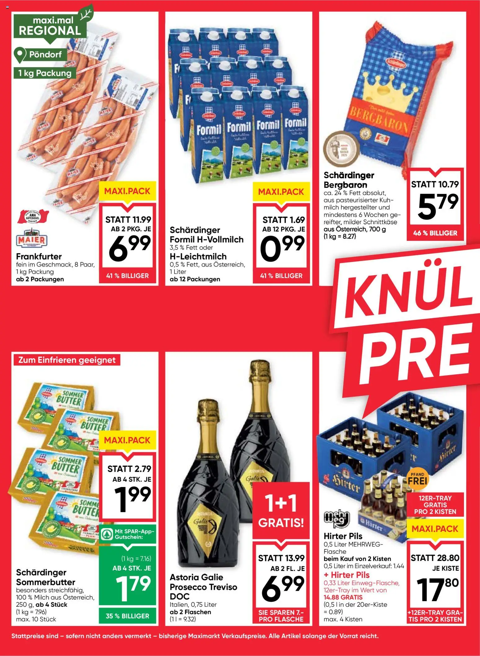 Maximarkt Flugblatt gültig ab 15.01.2026 | Seite: 6 | Produkte: Milch, Butter
