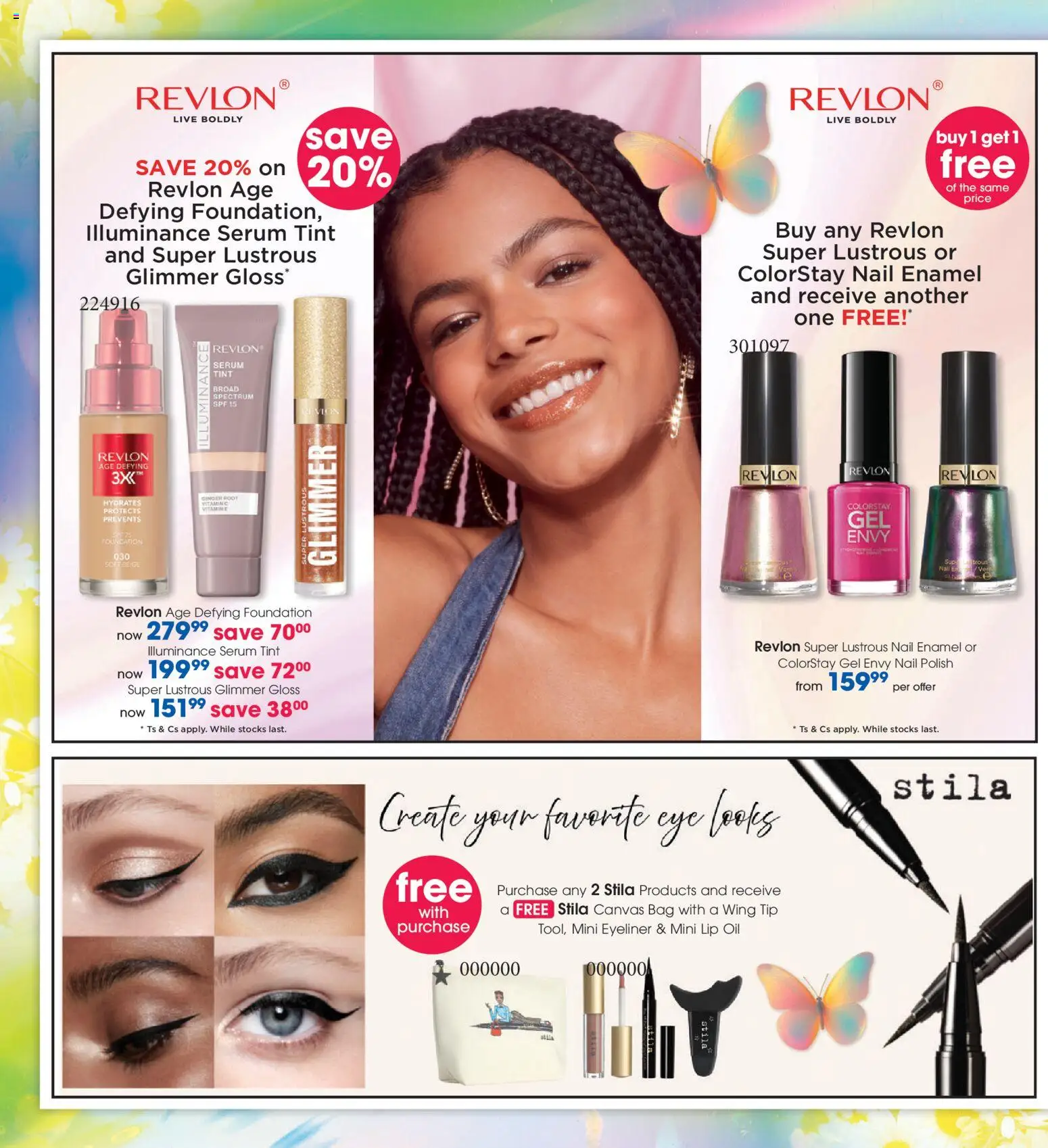 New Clicks catalogue – valid from 30.10.2025 | Page: 32 | Products: Serum, Bag, Foundation, Eyeliner