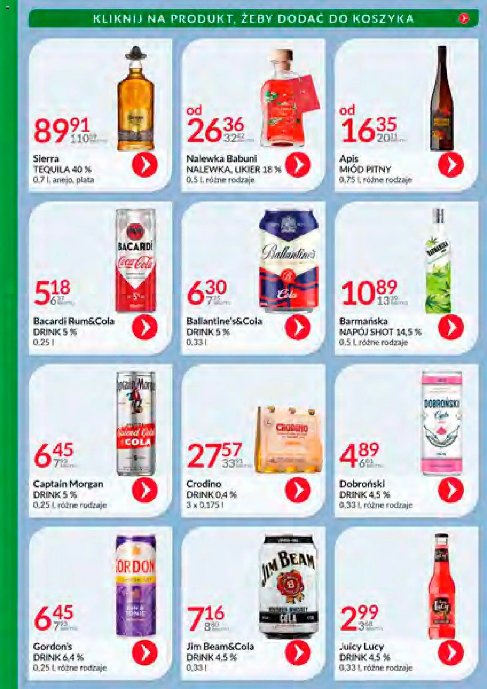 Eurocash Gazetka - Katalog Alkoholowy 12 od 01.12.2025 | Strona: 38 | Produkty: Jim Beam, Nalewka Babuni, Miód pitny, Tequila