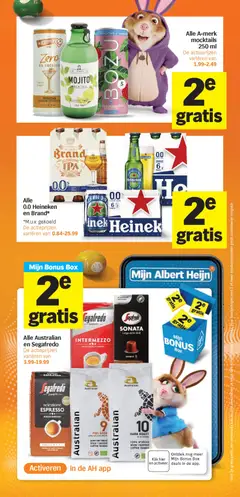 Albert Heijn folder week 14 - Voorbeeld van een folder van Albert Heijn, geldig van 30.03.2026 | Pagina: 10 | Producten: Koffie, Bier, Kan, Alcohol