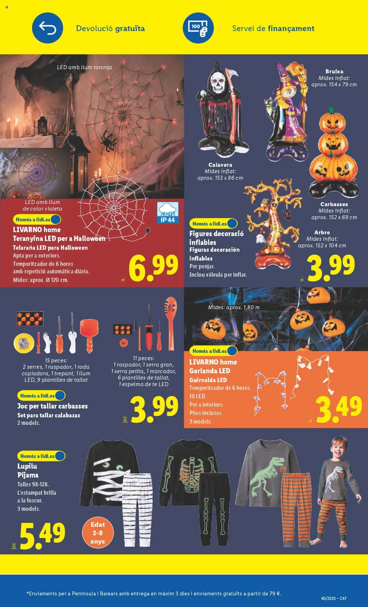 Lidl folleto de bazar │ válido desde el 29.09.2025 | Página: 15 | Productos: Pijama, Té