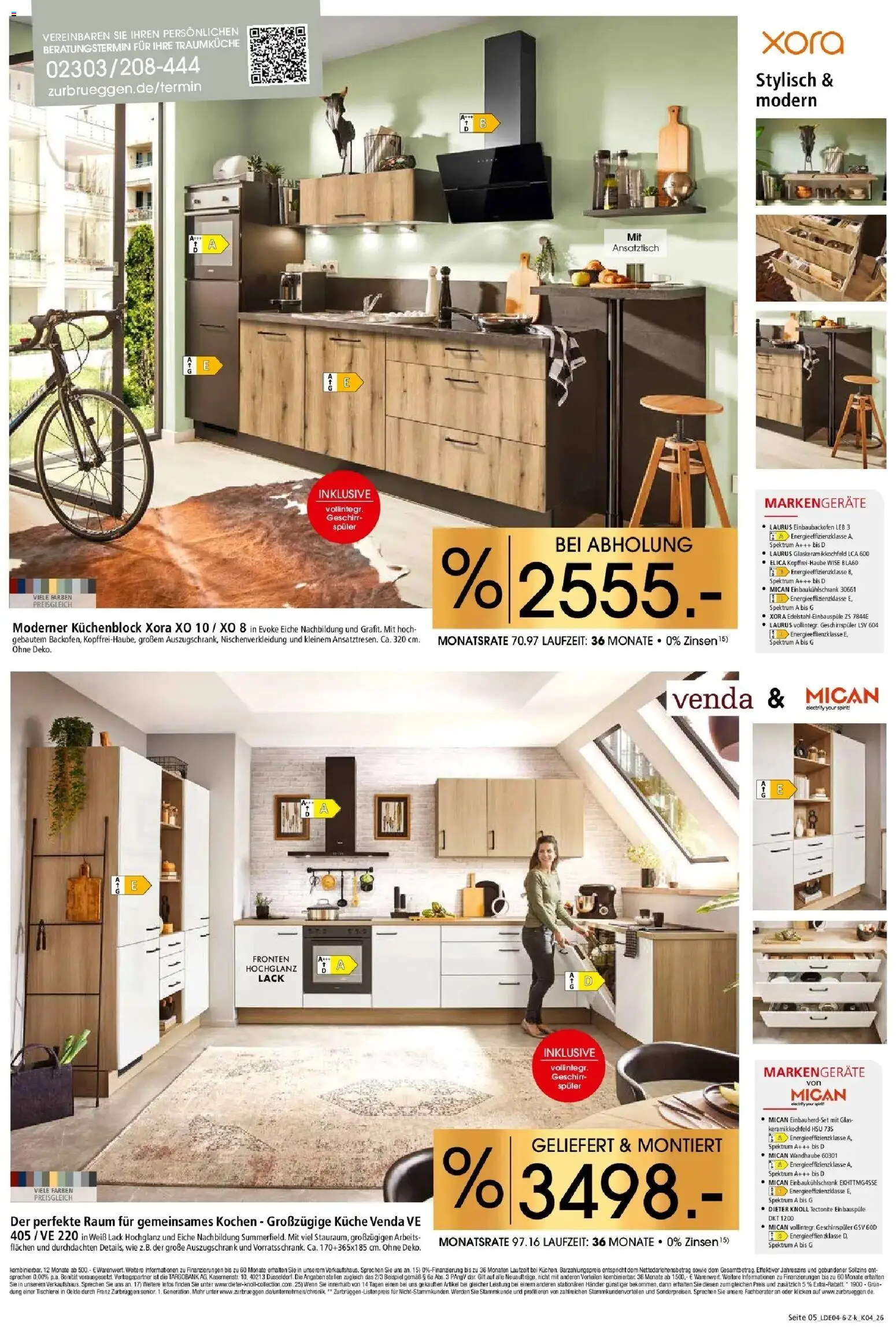 Zurbrüggen - Zurbrüggen: Küchen für ihr Zuhause – gültig ab 03.04.2026 | Seite: 5 | Produkte: Geschirrspüler, Küchenblock, Küche