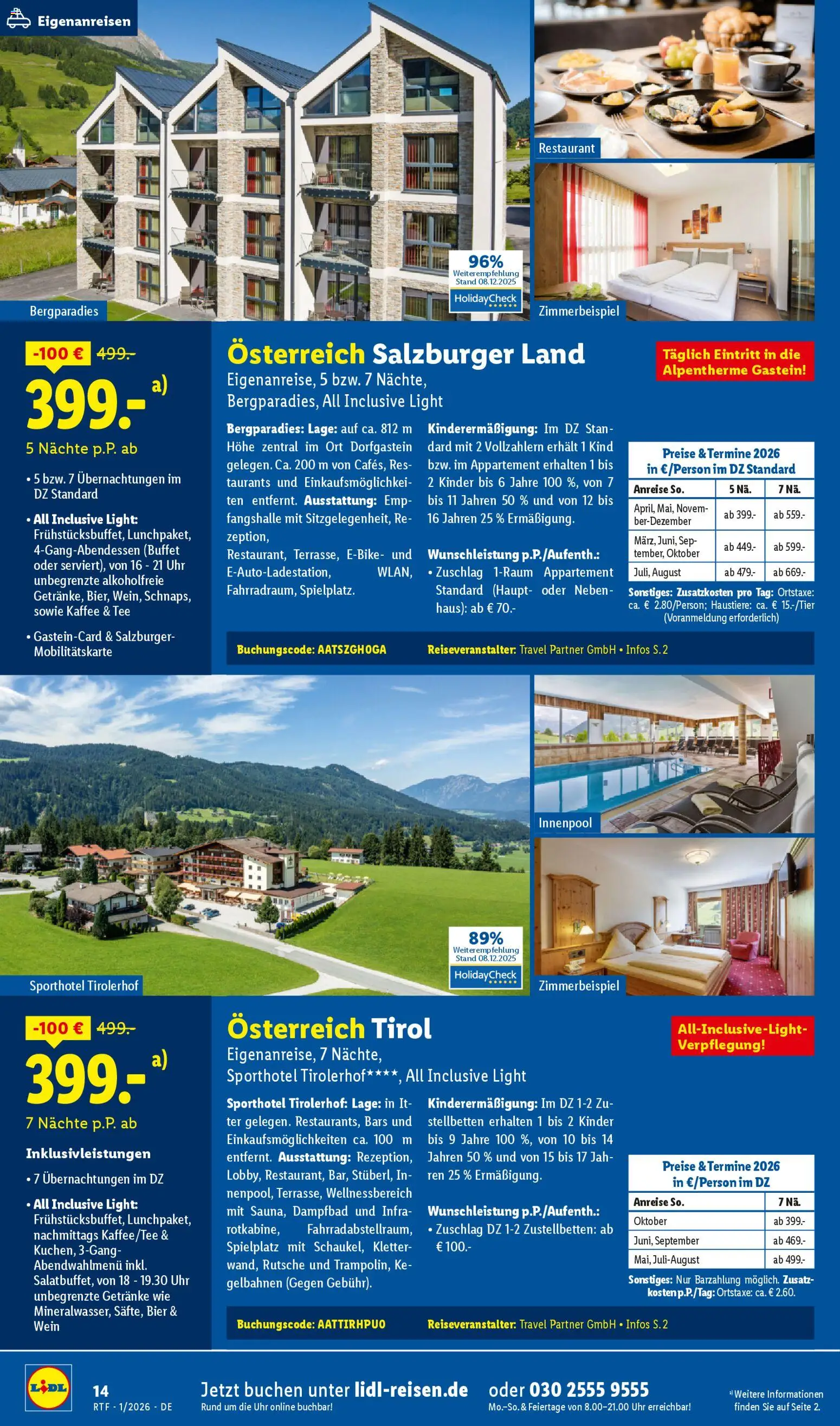 Lidl Reisen - Prospekt – gültig ab 14.01.2026 | Seite: 14 | Produkte: Kaffee, Bier, Wein, Uhr