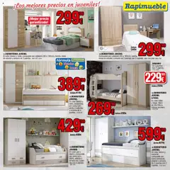 Rapimueble folleto │ válido desde el 01.09.2025 | Página: 3 | Productos: Cama, Estante, Mesa, Armario