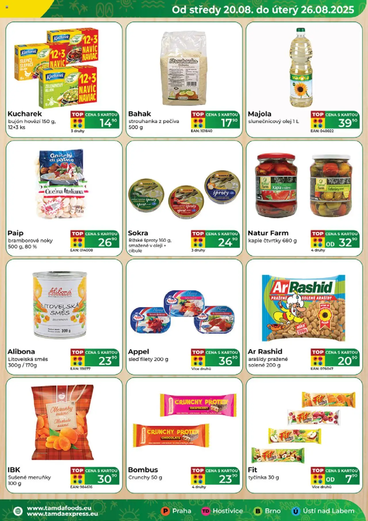 Tamda Foods leták od 20.08.2025 | Strana: 3 | Produkty: Hovězí, Olej, Slunečnicový olej, Protein