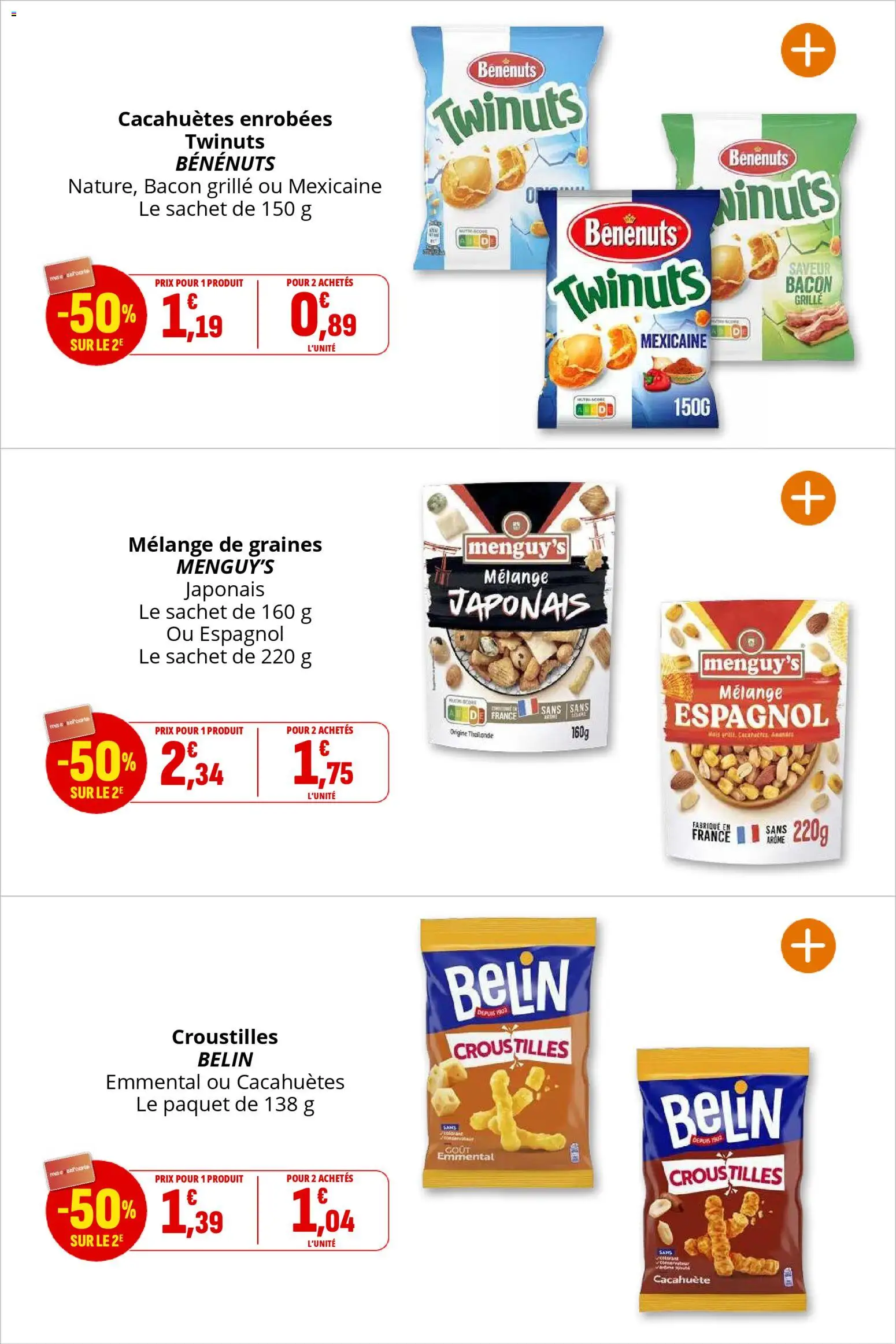 {H1} | Page: 26 | Produits: Cacahuète, Emmental