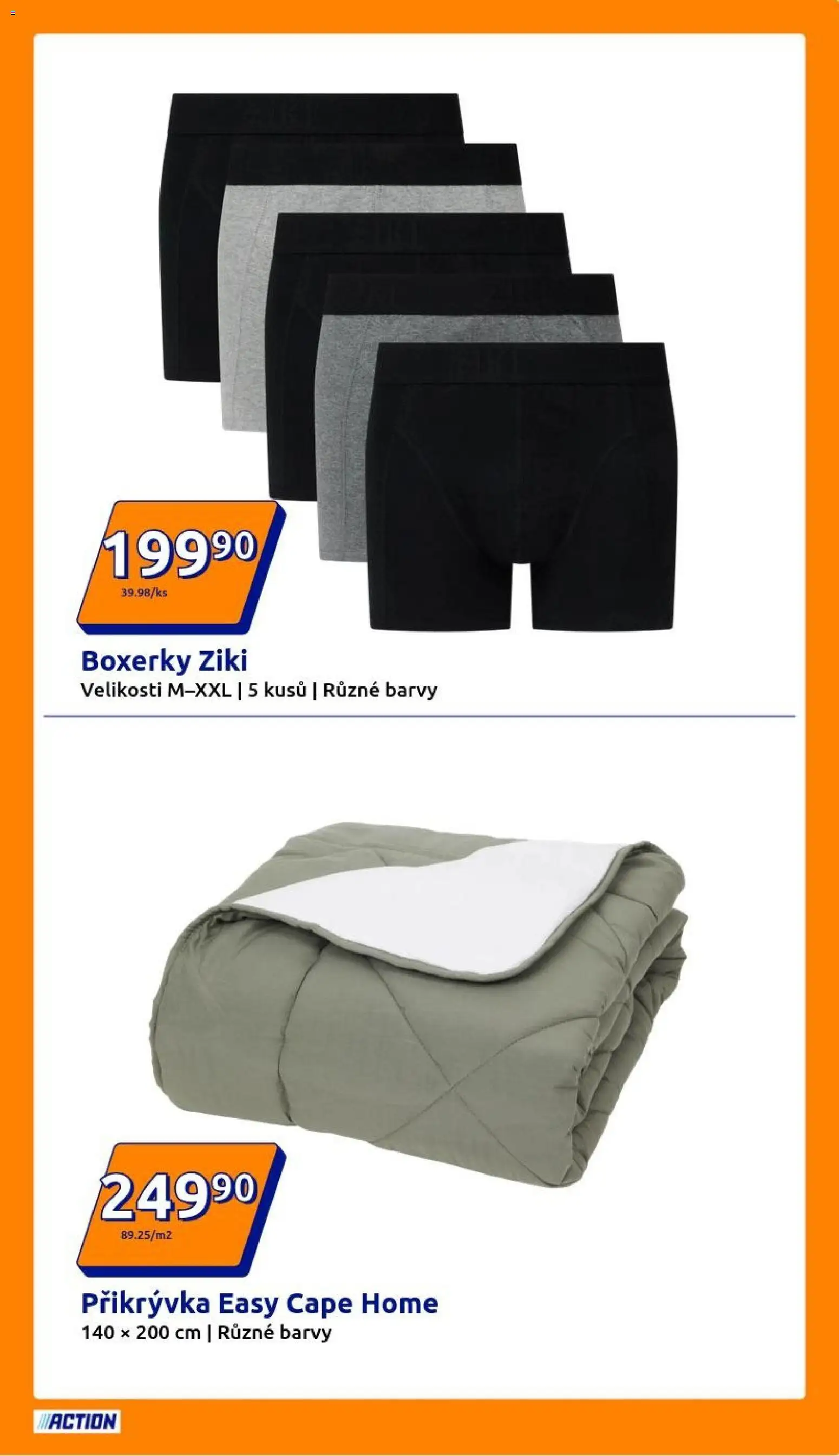 Action leták od 10.12.2025 | Strana: 11 | Produkty: Boxerky, Přikrývka, Barvy
