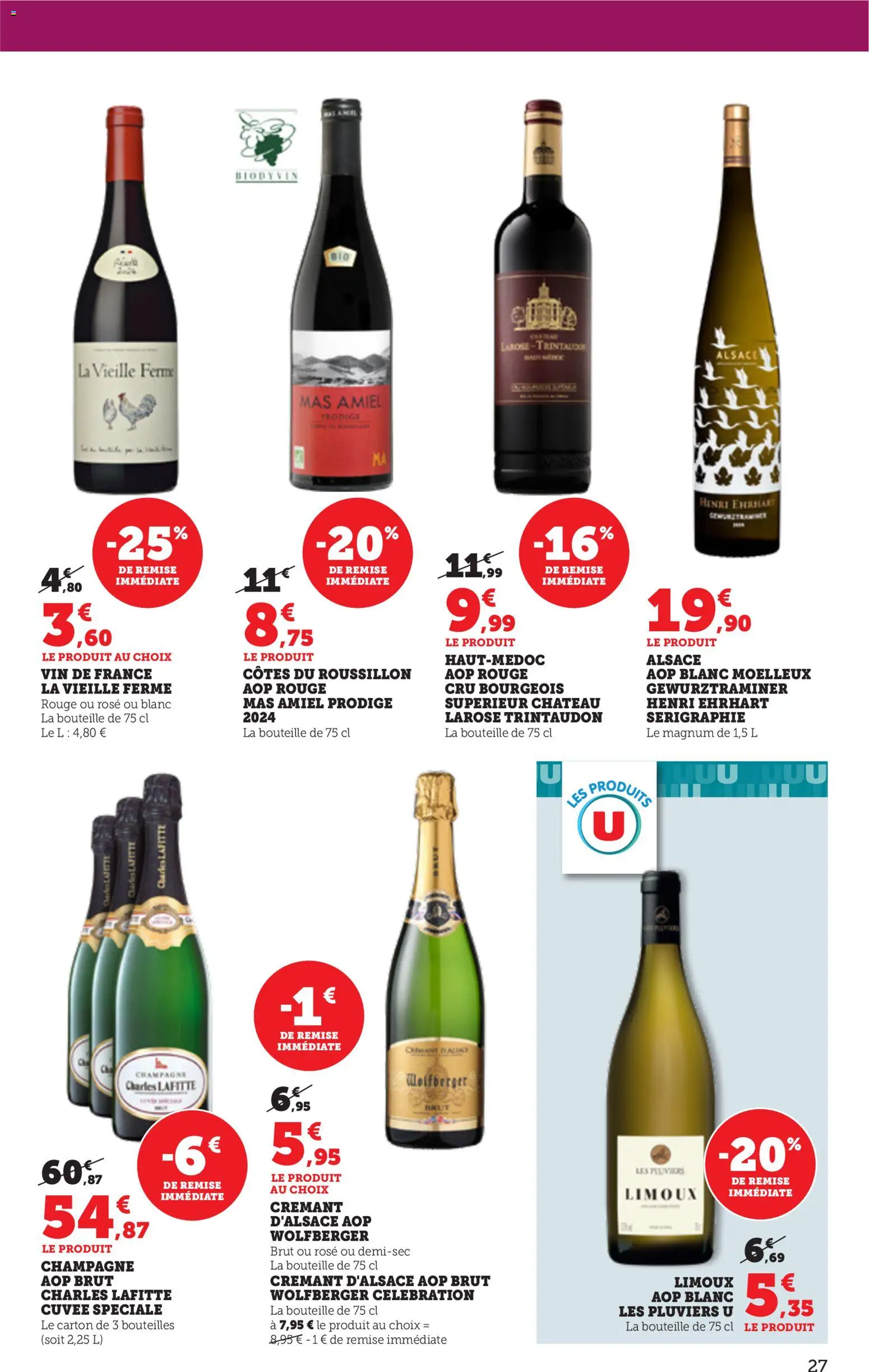 {H1} | Page: 27 | Produits: Charles Lafitte, Champagne, Crémant, Vin