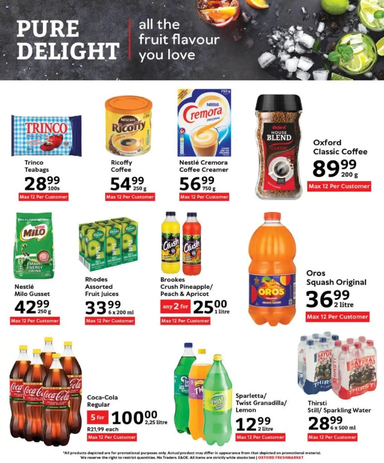 New Oxford Freshmarket catalogue – valid from 10.09.2025 | Page: 8 | Products: Creamer, Fruit, Lemon, Peach