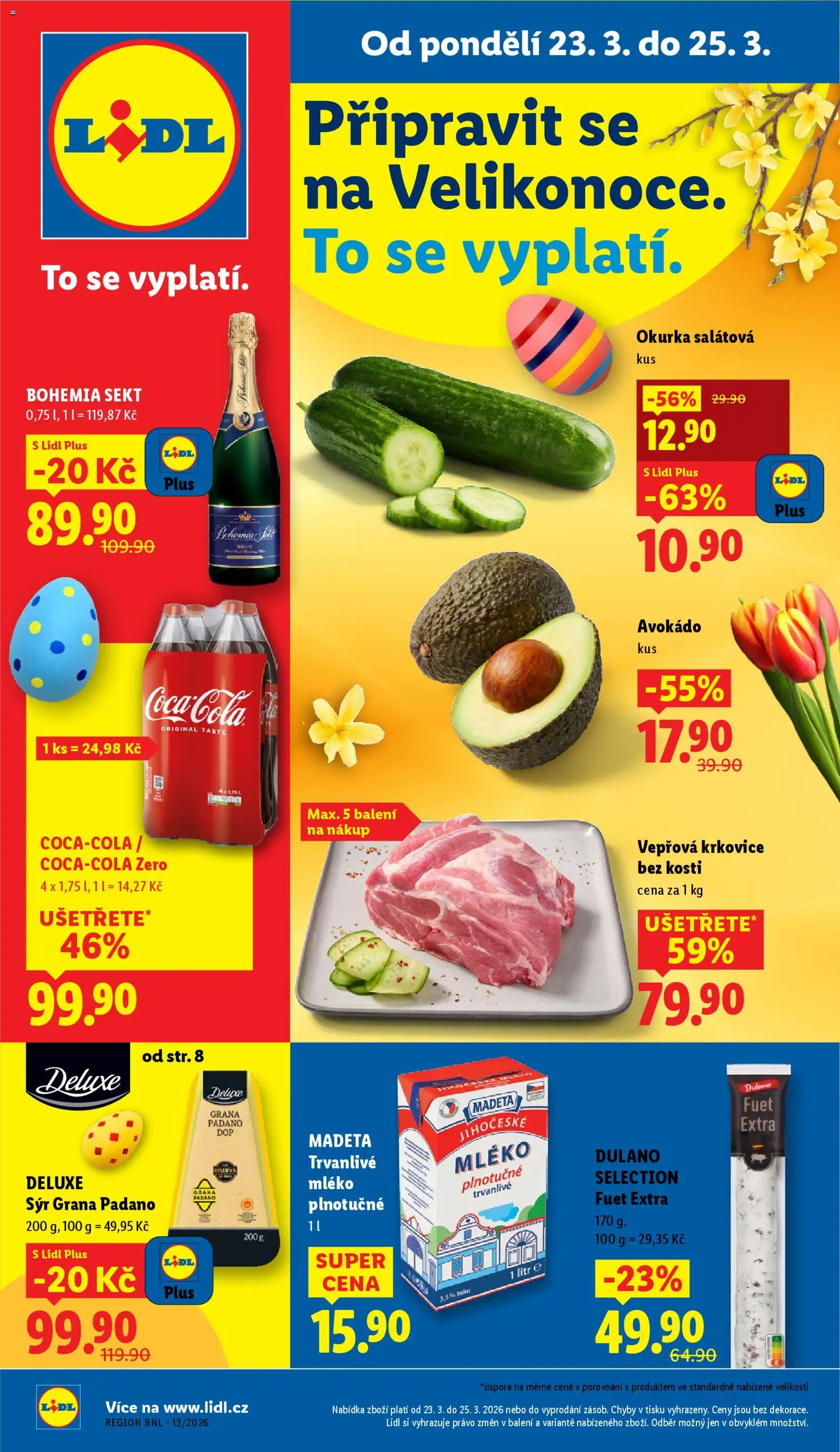 Lidl leták od 23.03.2026 💥 Nenechte si ujít TOP nabídky! ⭐ | Ceská republika