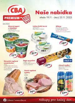 Náhled letáku CBA leták - Premium od 19.11.2025