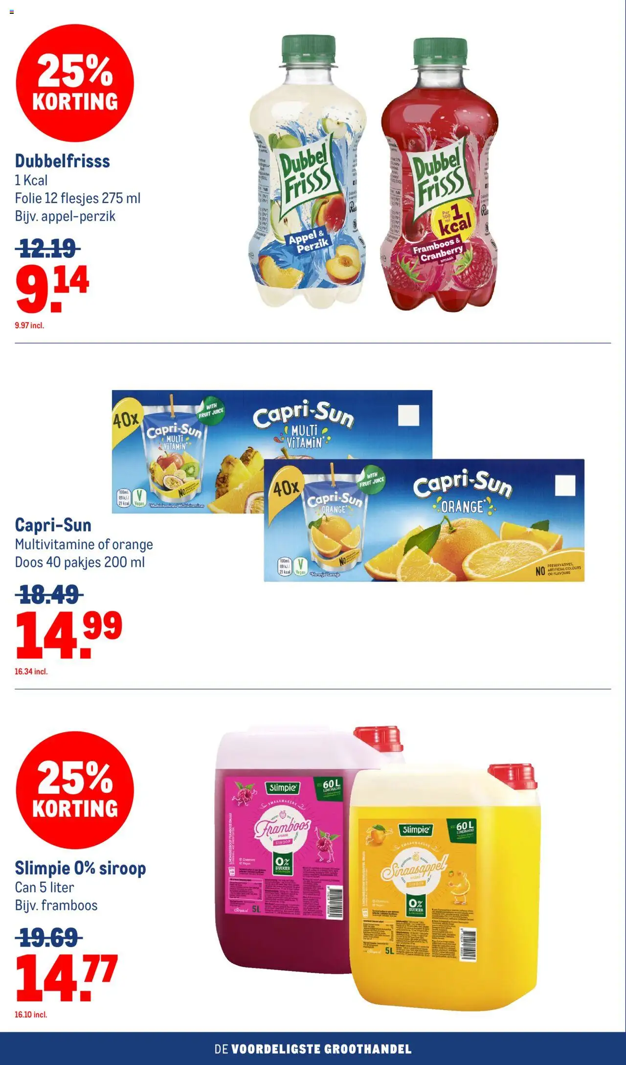  | Pagina: 8 | Producten: Waffelini, Limonade, Fruit, Appel