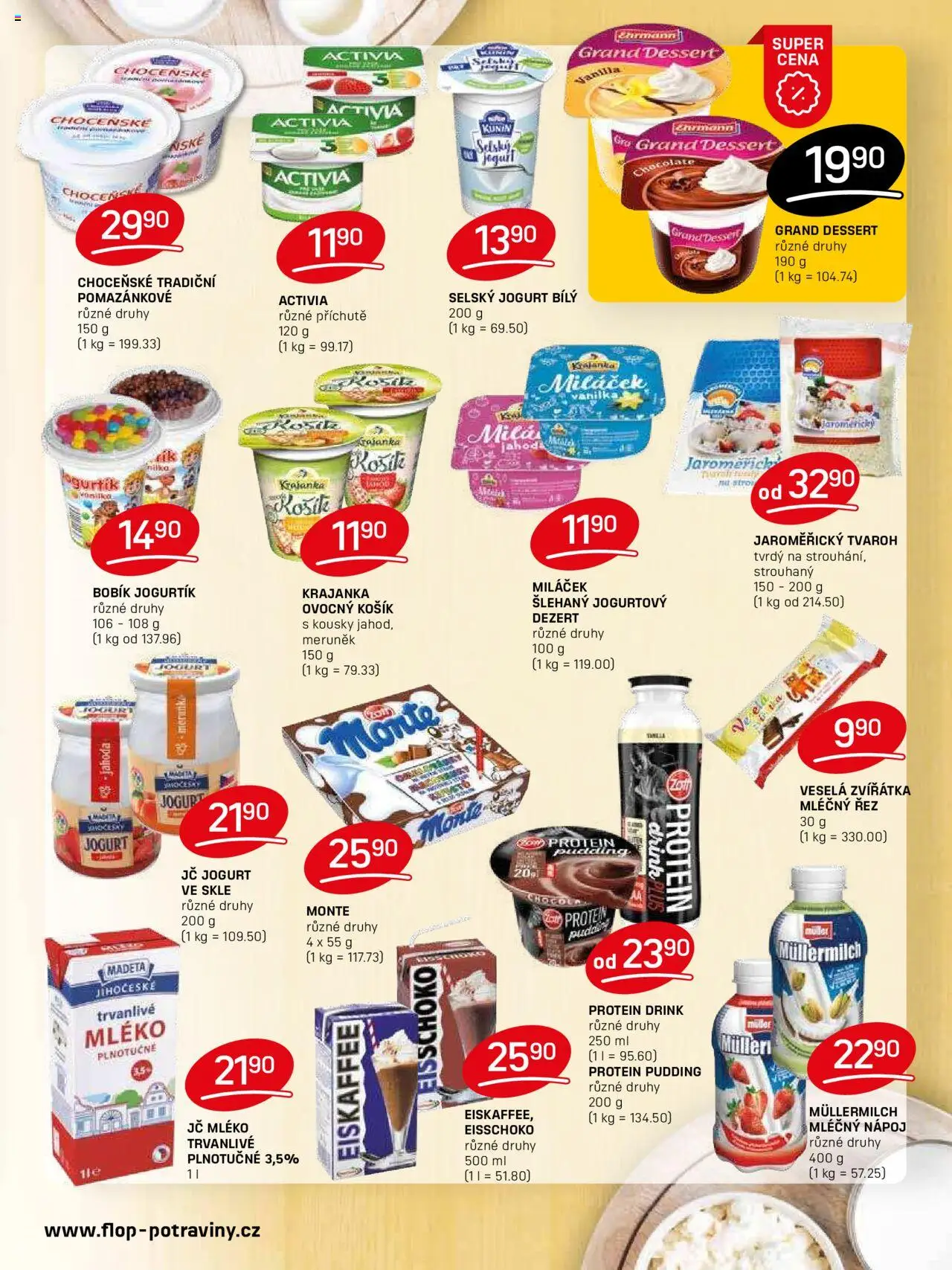 Flop leták od 17.09.2025 | Strana: 5 | Produkty: Protein pudding, Protein drink, Mila, Protein
