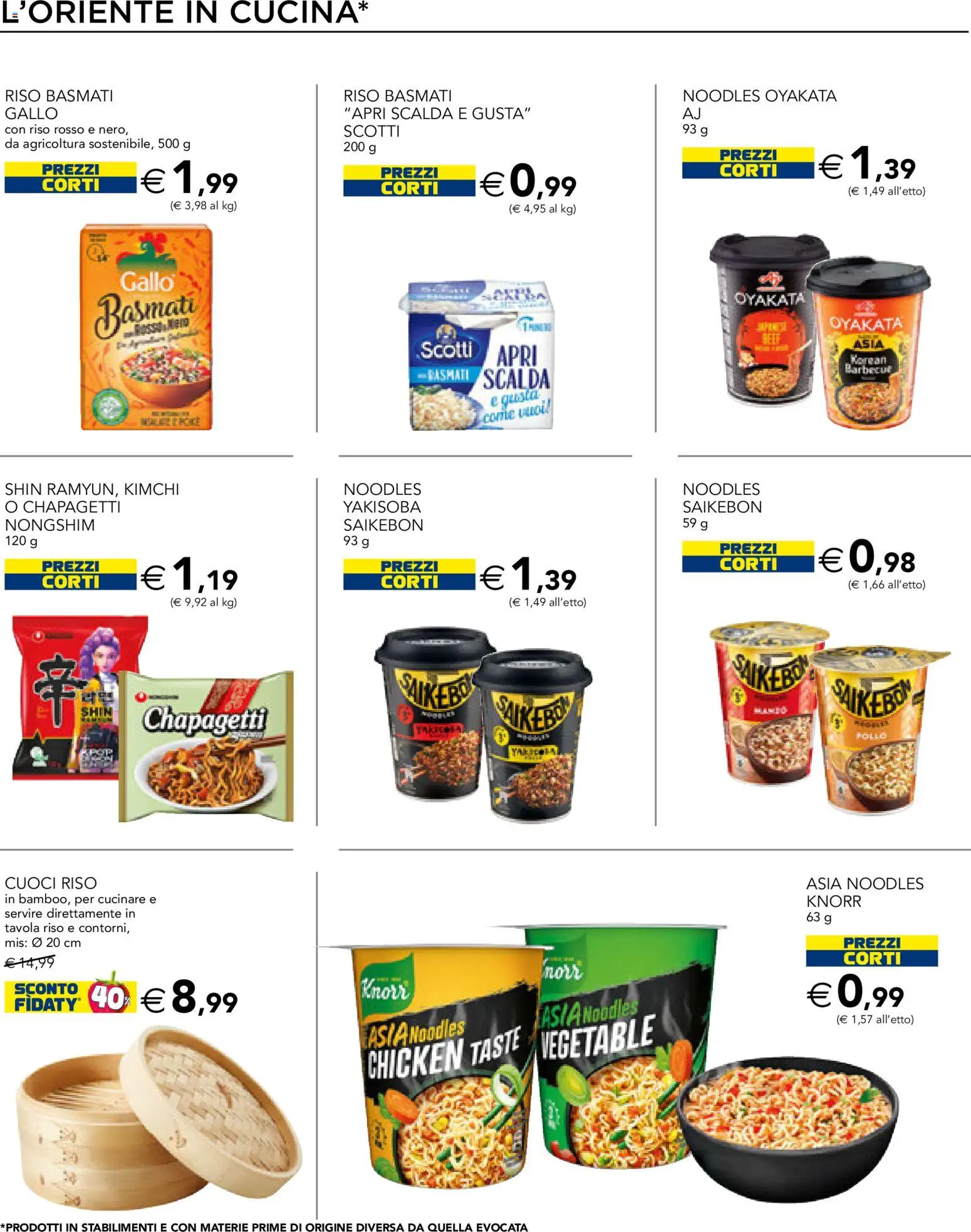 Volantino Esselunga S del 12.02.2026 | Pagina: 4 | Prodotti: Riso Basmati, Pollo, Riso