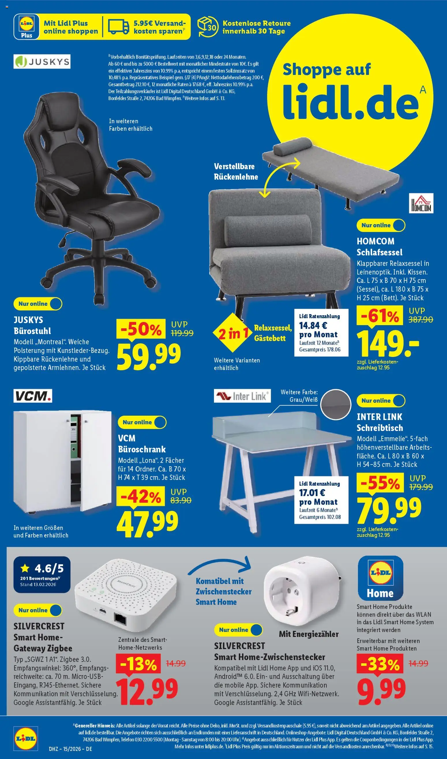 Lidl Německo leták od 07.04.2026 | Strana: 8 | Produkty: Telefon