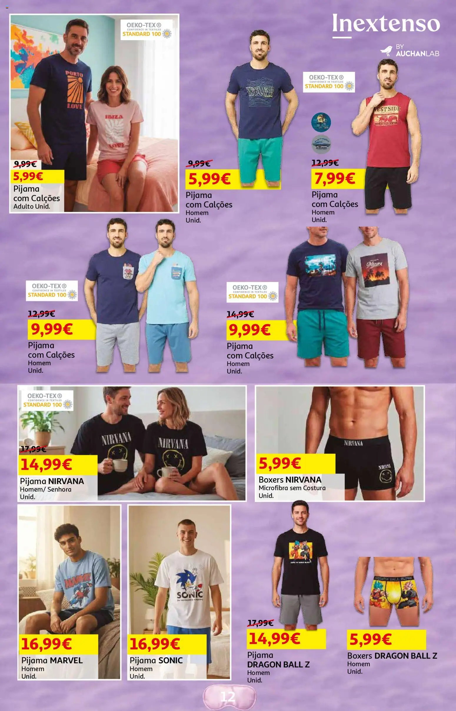 Auchan - Beleza Interiores Spring │ válido de 21.04.2026 | Página: 12 | Produtos: Calções