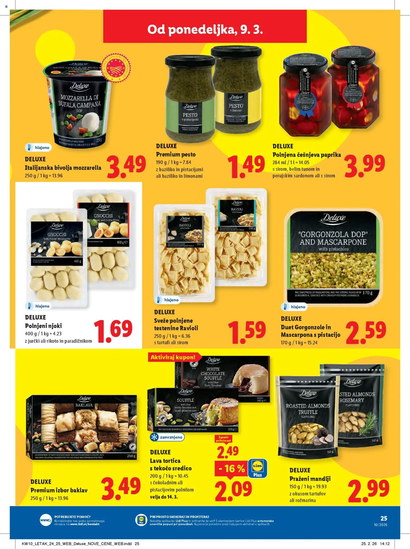 Novi Lidl katalog ponudbe – veljaven od 05.03.2026 | Stran: 53 | Izdelki: Paprika, Mandlji, Pesto, Testenine