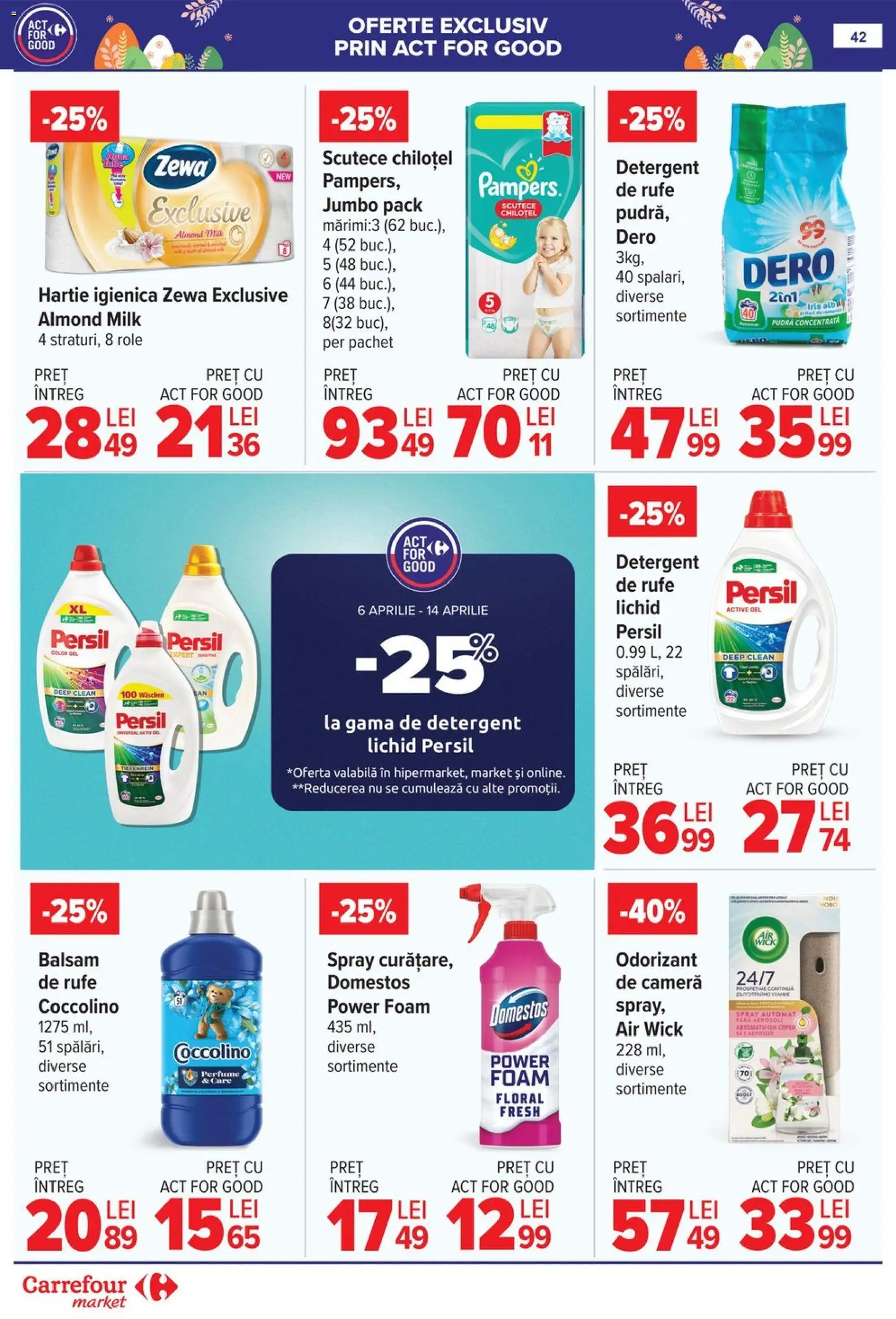 Noul catalog Carrefour – valabil de la 06.04.2026 | Pagină: 47 | Produse: Cameră, Pudră, Balsam, Detergent