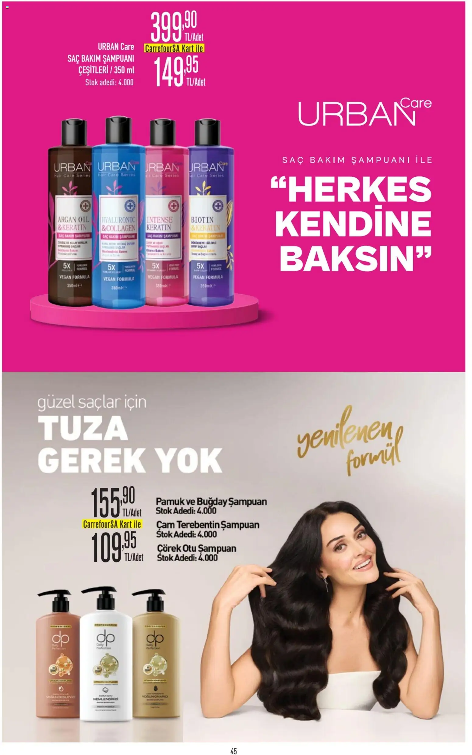 CarrefourSA Katalog - 09.04.2026 tarihinden itibaren geçerlidir | Sayfa: 46 | Ürünler: Şampuan