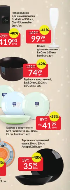 Fozzy акції дійснийкції з 03.12.2025 | Сторінка: 72 | Товари: Тарілка