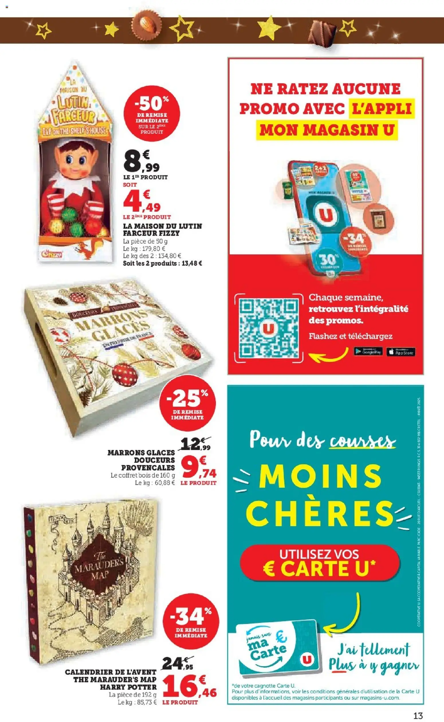 {H1} | Page: 13 | Produits: Calendrier de l'avent, Marrons glacés, Lutin farceur, Thé