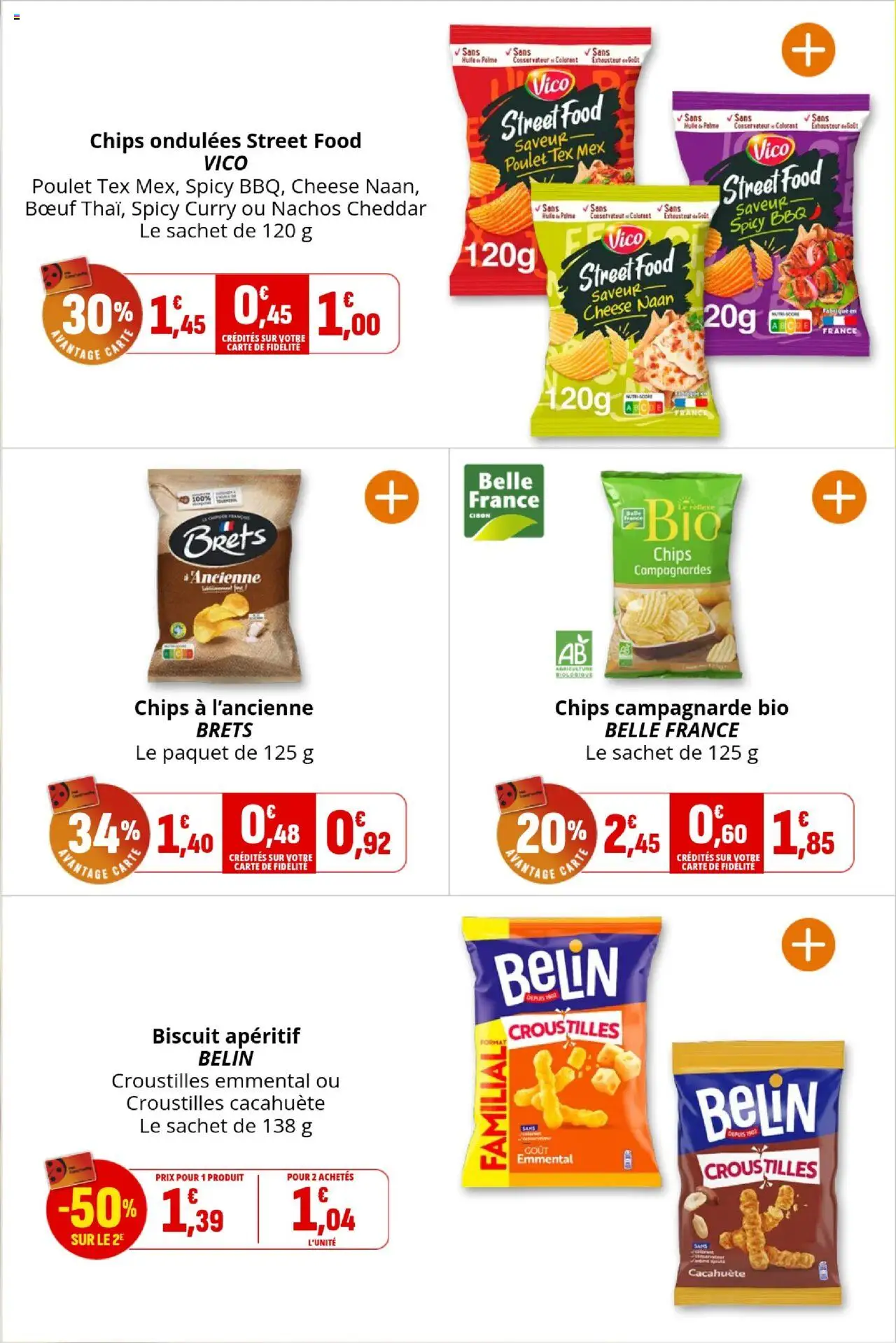  | Page: 23 | Produits: Cacahuète, Emmental, Nachos, Chips