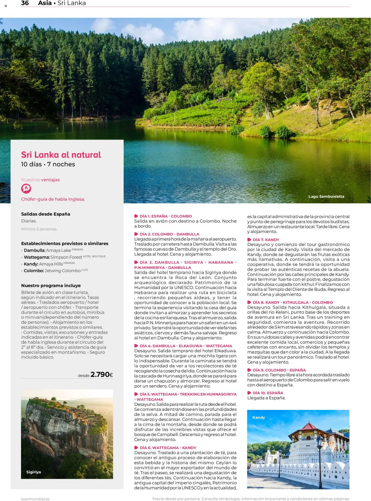 Viajes El Corte Inglés Asia y Oceanía │ válido desde el 01.01.2026 | Página: 36 | Productos: Bicicleta, Mochila, Té, Cocina