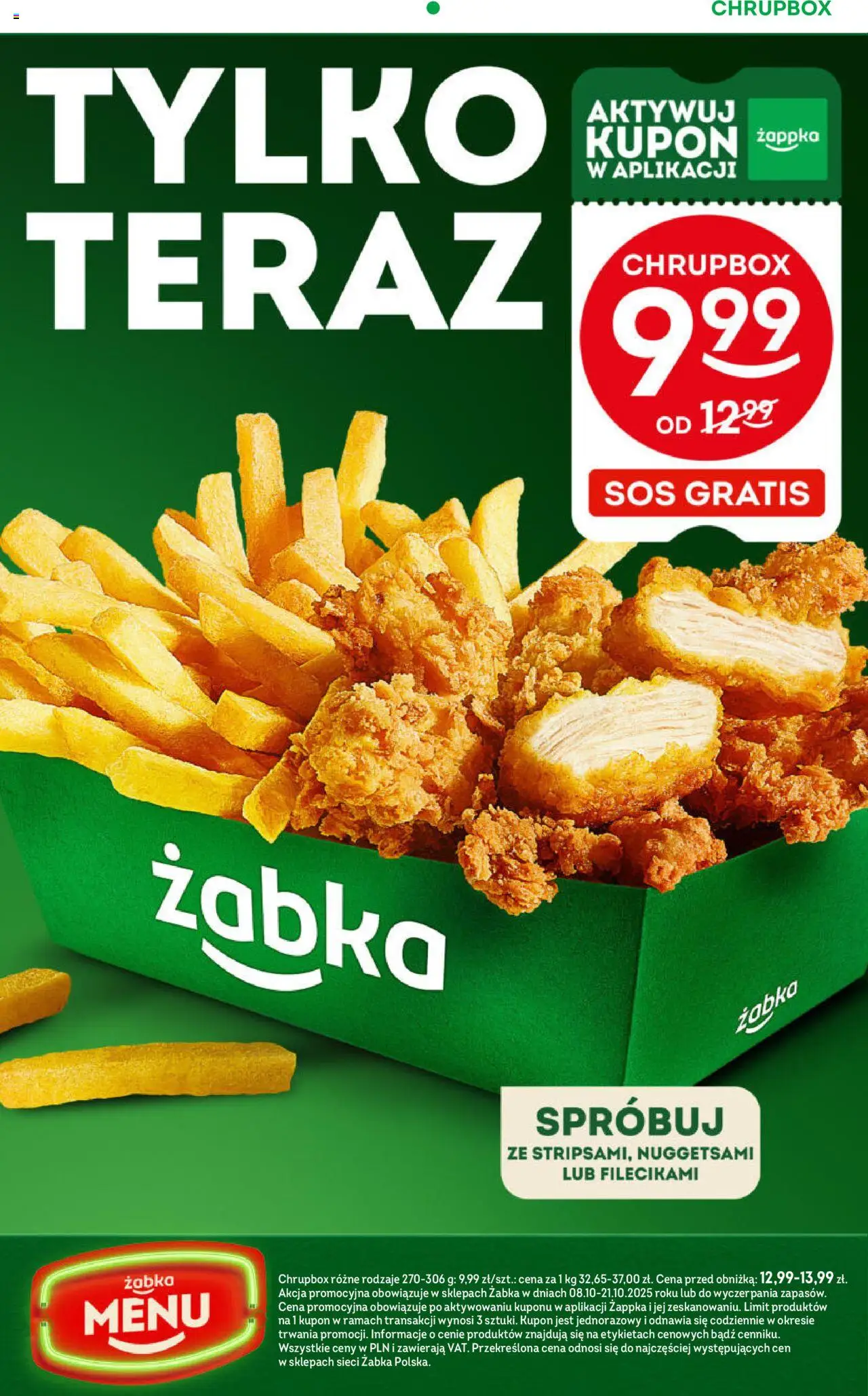 Żabka Gazetka od 08.10.2025 | Strona: 5 | Produkty: Sos