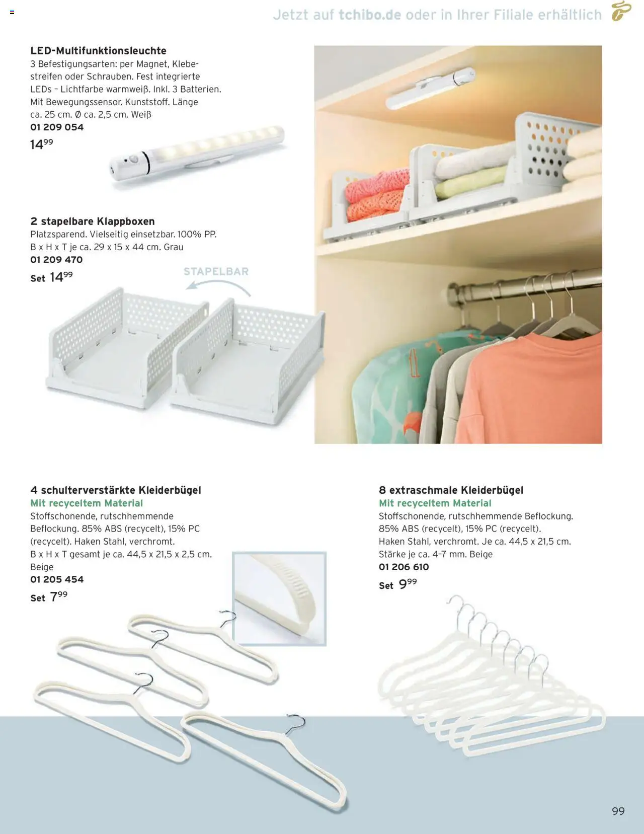 Angebote Tchibo - gültig ab dem 01.08.2025 | Seite: 99 | Produkte: Kleiderbügel, PC