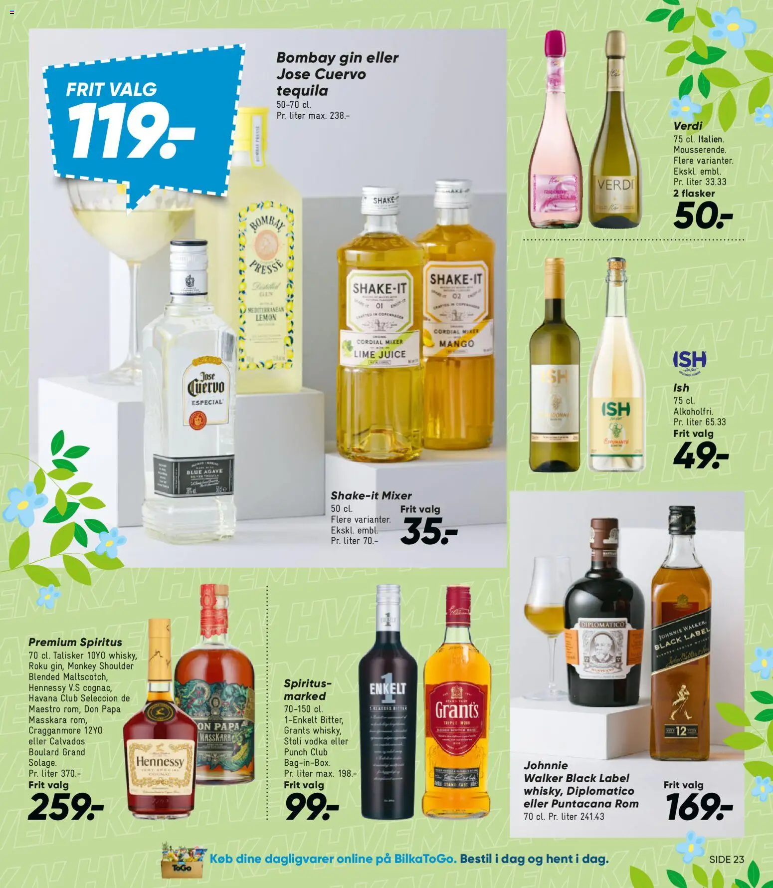 Bilka tilbudsavis – gyldig fra 17.04.2026 | Side: 32 | Produkter: Juice, Vodka, Lime, Rom