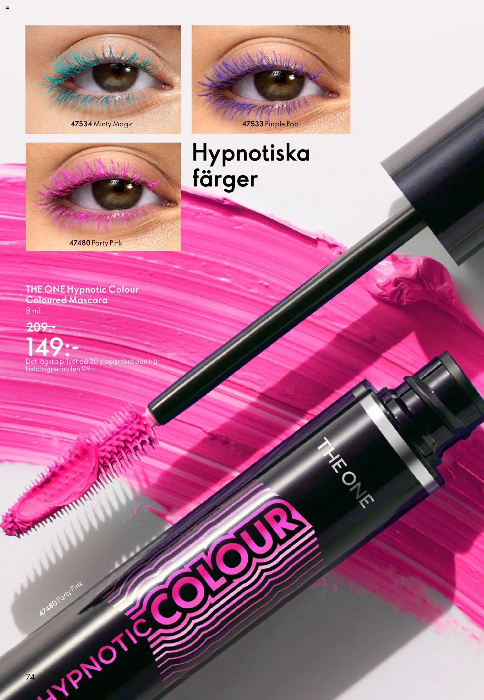 Oriflame reklamblad aktuell från 28.01.2026 | Sida: 74 | Produkter: Mascara