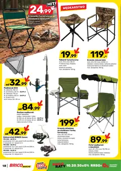 Pogląd oferty "Brico Marché gazetka" - ważna od 22.04.2026 | Strona: 18 | Produkty: Pasek, Torba, Fotel, Krzesło