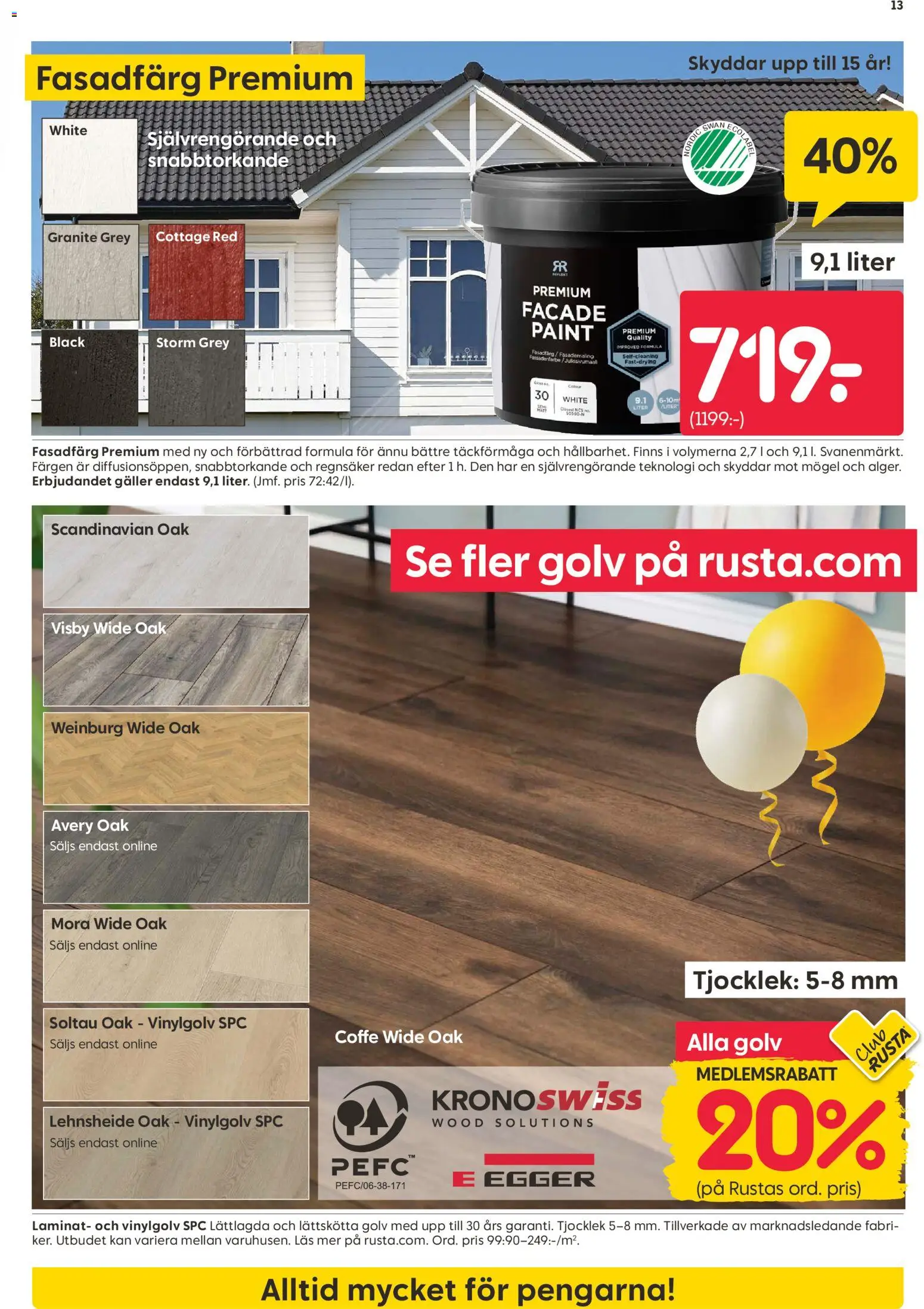Rusta reklamblad aktuell från 13.04.2026 | Sida: 13 | Produkter: Galler