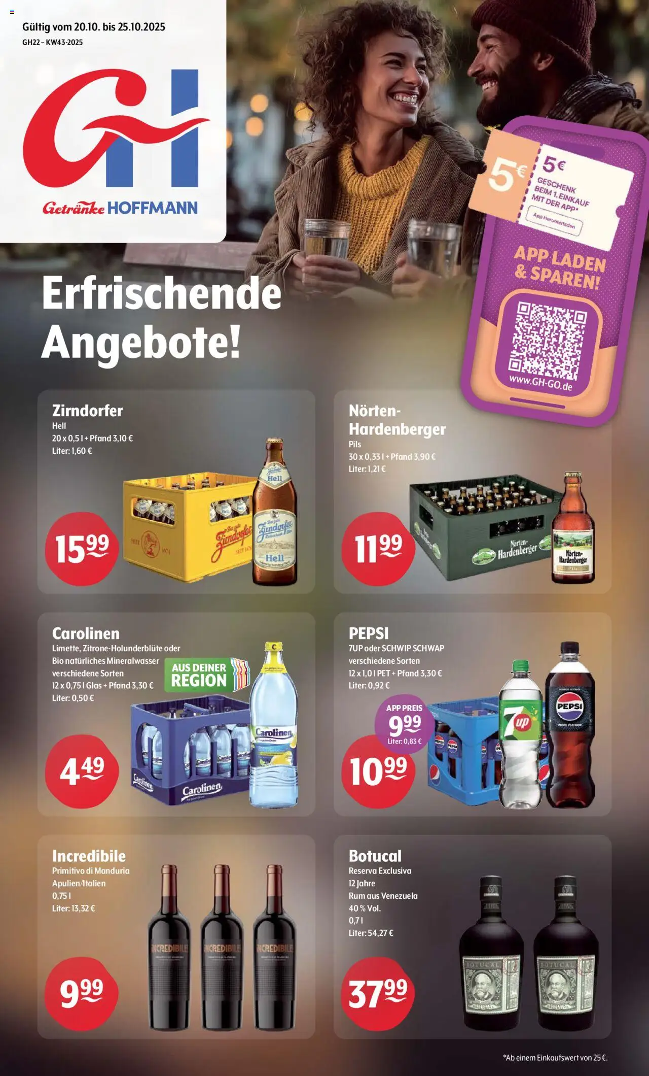 Getränke Hoffmann - Nordrhein - Westfalen – gültig ab 20.10.2025 | Seite: 1