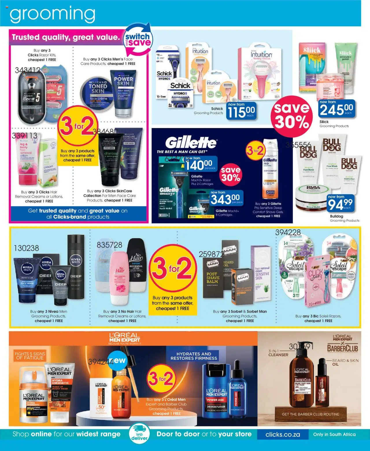 New Clicks catalogue – valid from 23.09.2025 | Page: 20 | Products: Switch, Cream, Scrub, Lotion