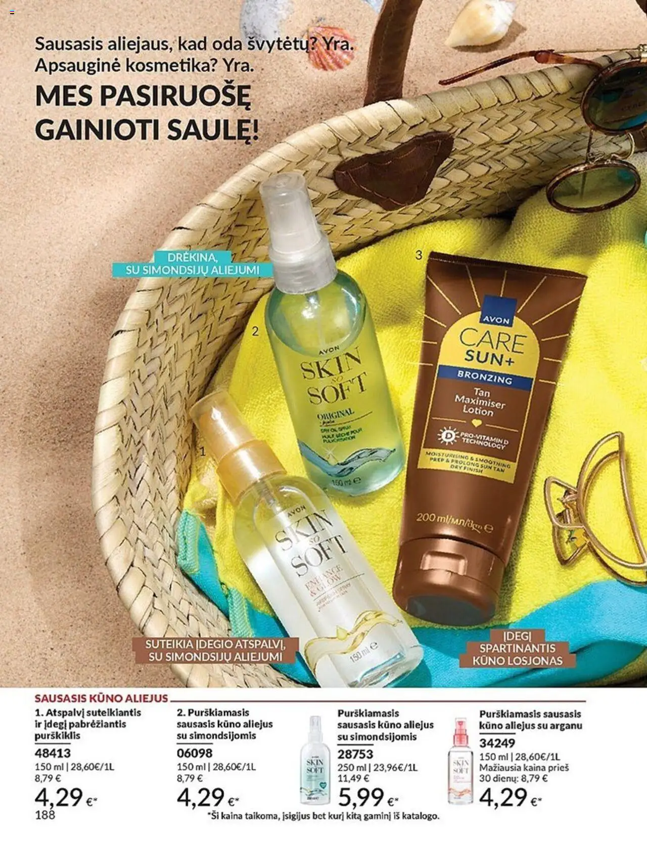 AVON leidinys│galioja nuo 01.07.2025 | Puslapis: 188 | Prekių: Aliejus