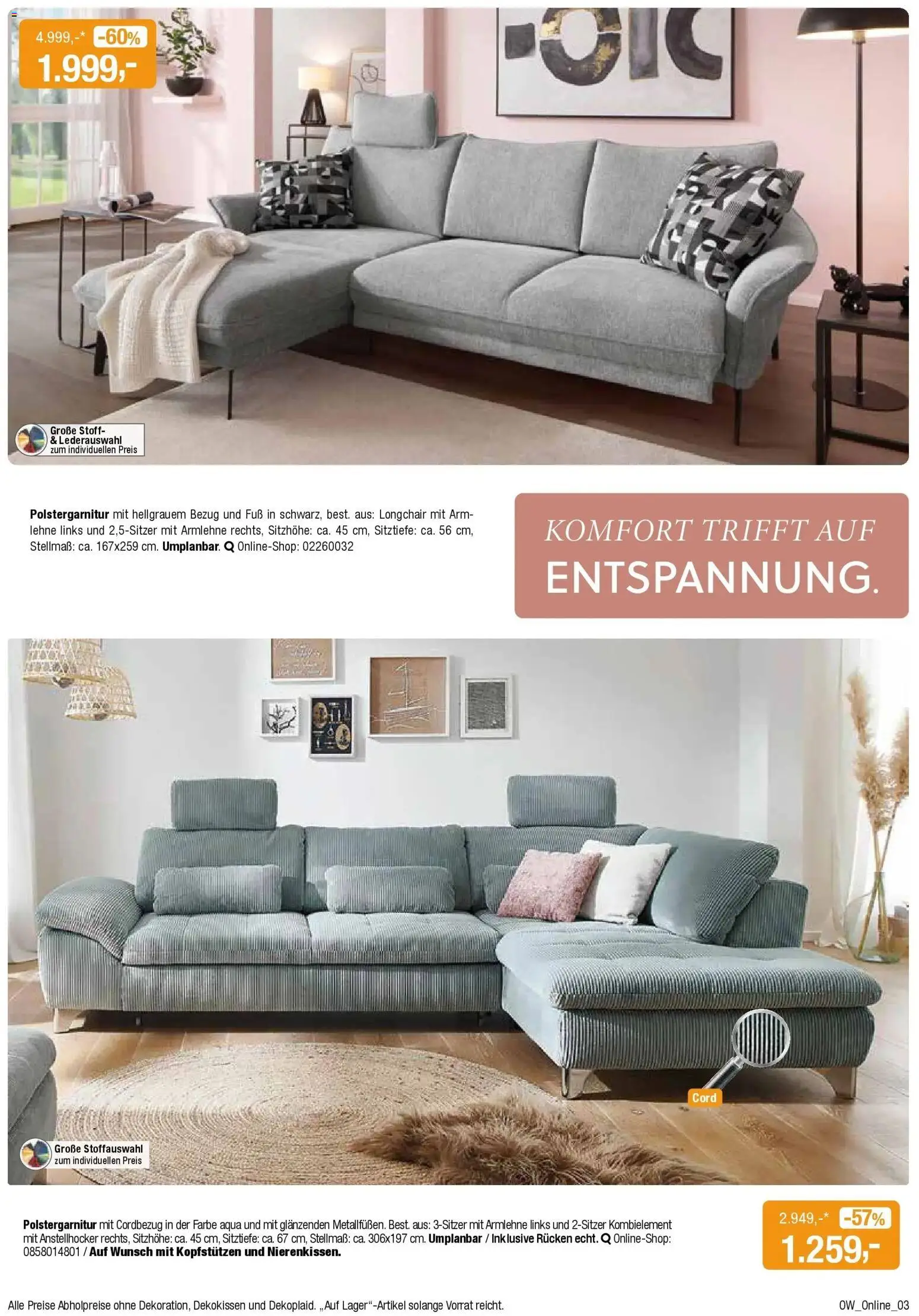 Angebote - Dein trendiges Möbelhaus – gültig ab 21.03.2026 | Seite: 3