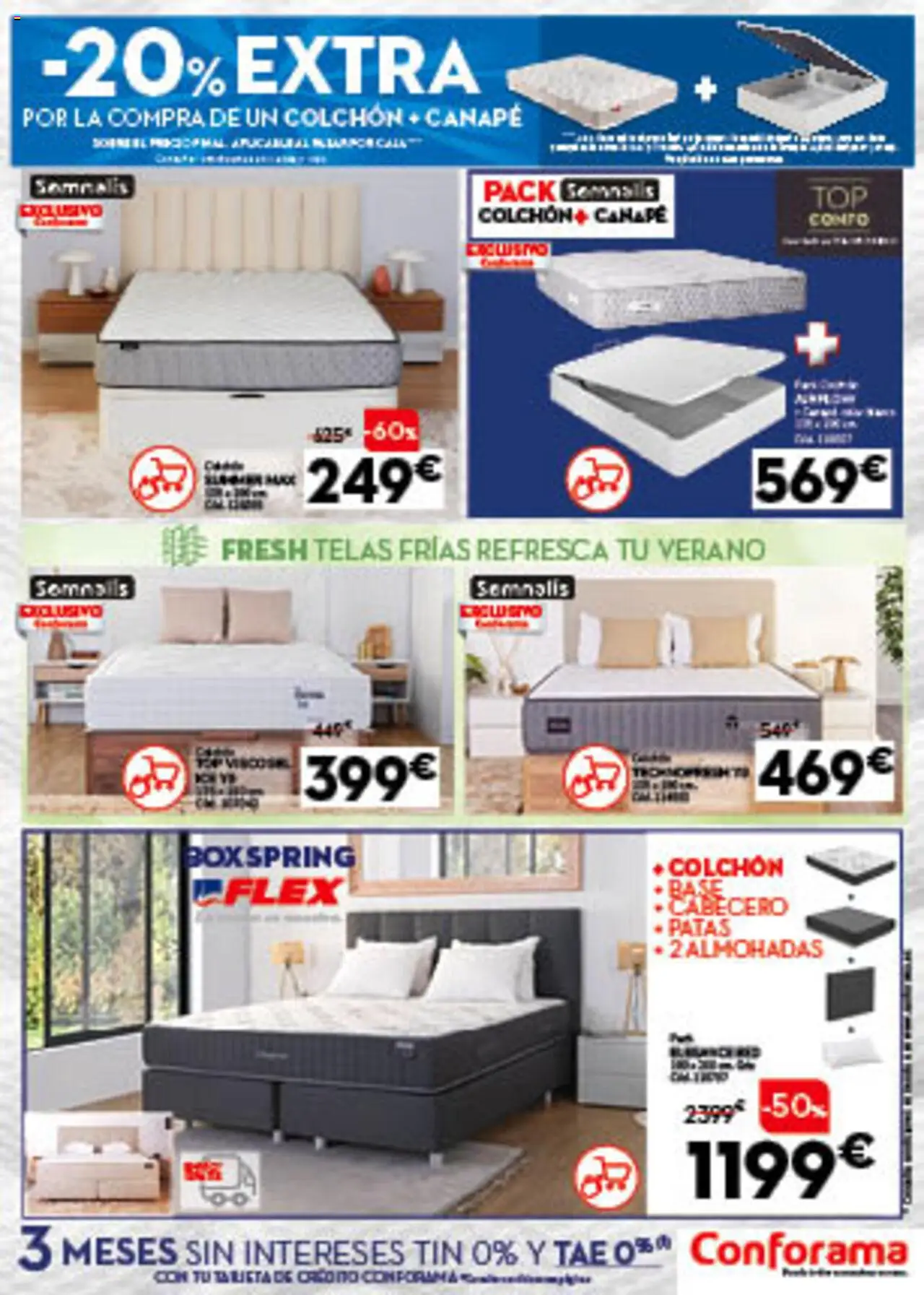 Conforama folleto │ válido desde el 31.07.2025 | Página: 7 | Productos: Colchon