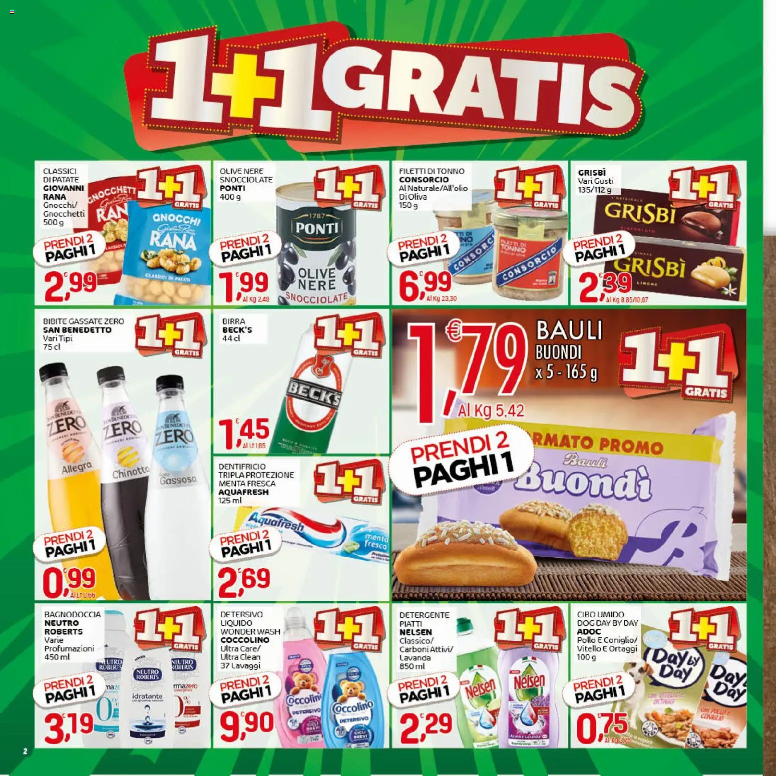 Volantino CRAI del 19.03.2026 | Pagina: 2 | Prodotti: Pollo, Detergente, Chinotto, Tonno