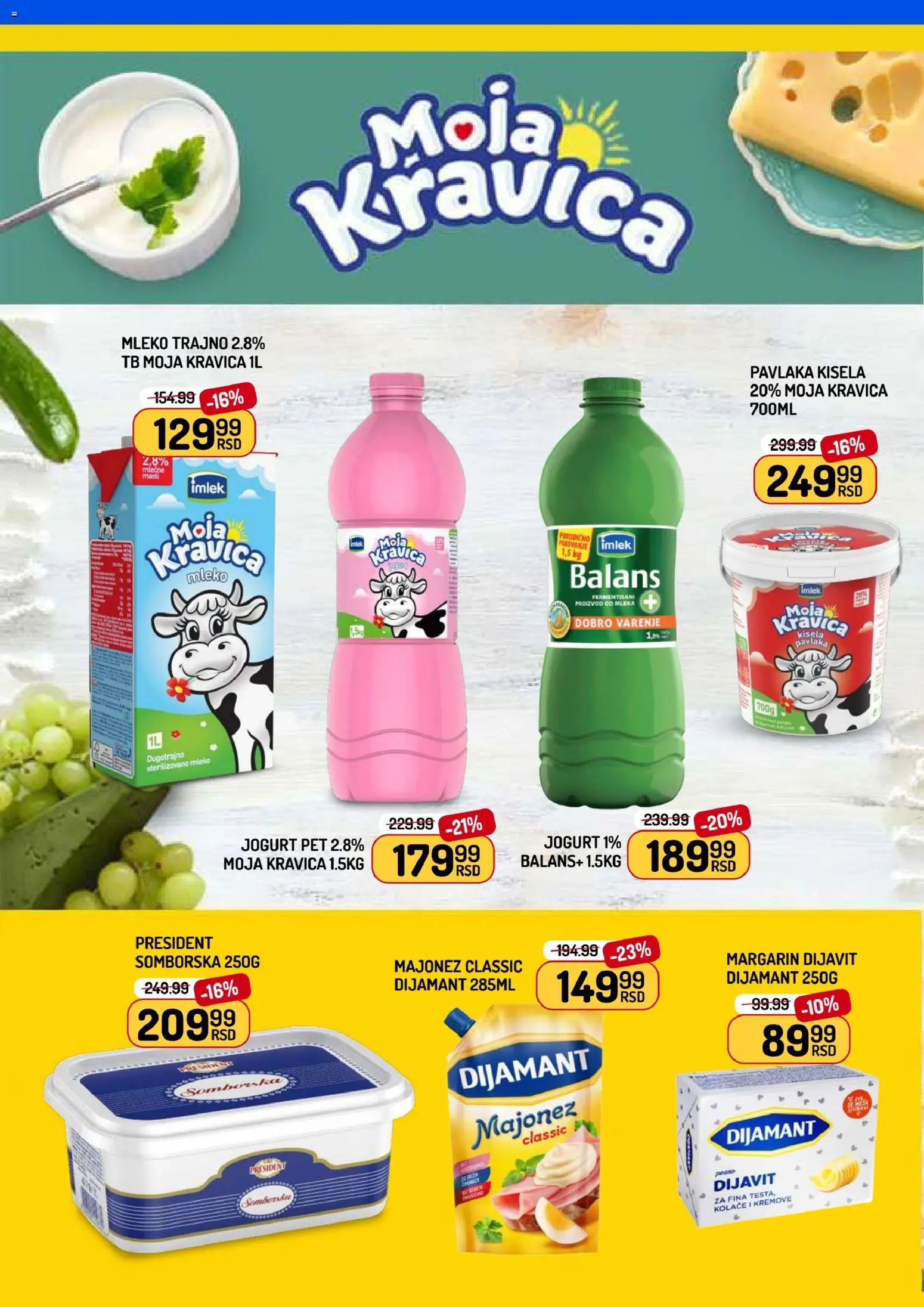Aman katalog - važi od 20.02.2026 | Strana: 4 | Proizvode: Kisela pavlaka, Margarin, Mleko, Pavlaka
