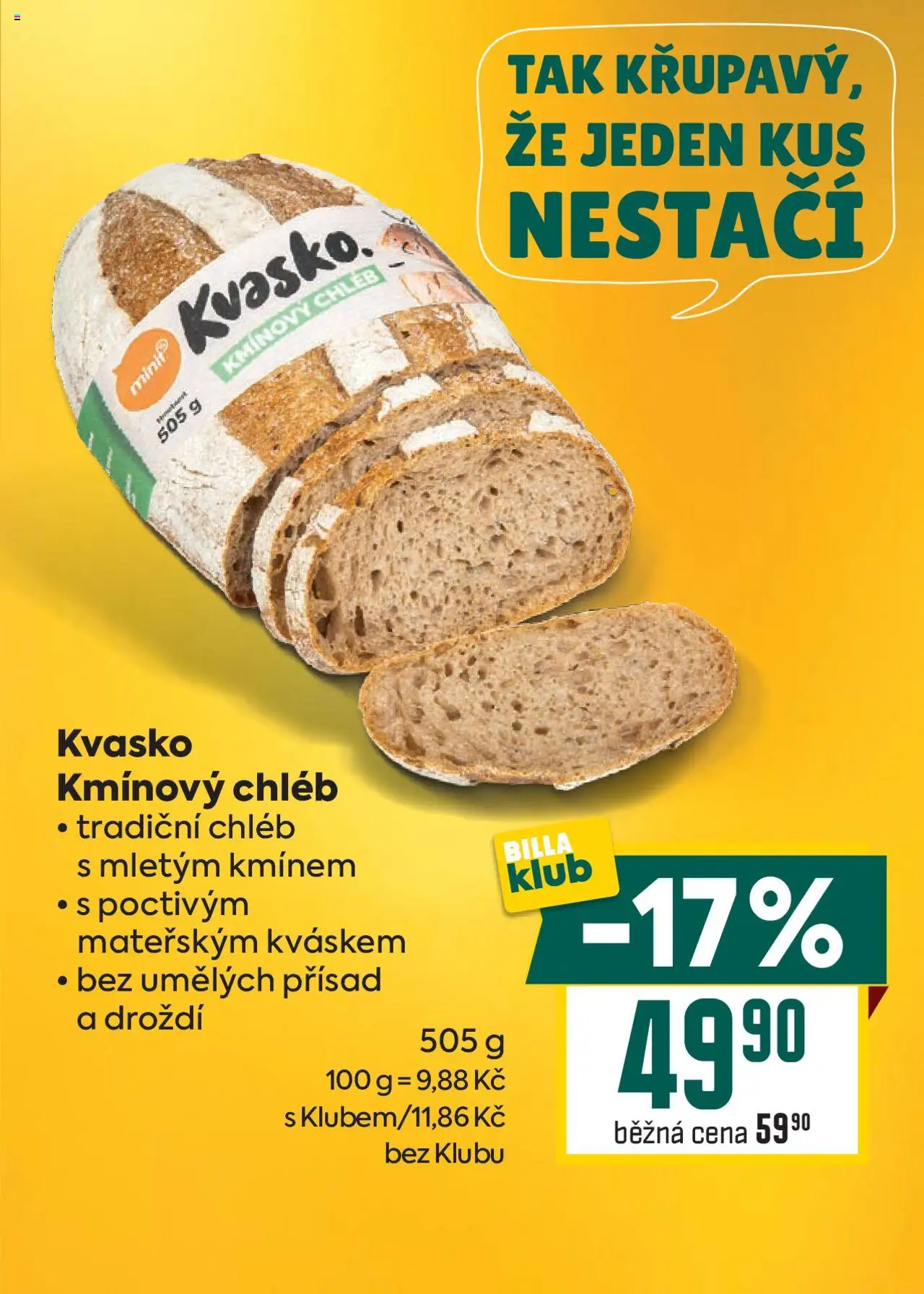 Billa Velký leták od 13.08.2025 | Strana: 5 | Produkty: Chléb, Droždí