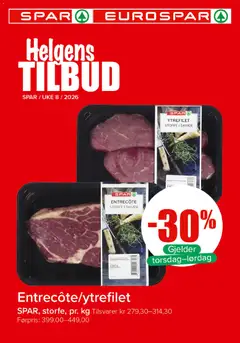 Forhåndsvisning av Spar Helgens Tilbud gyldig fra 19.02.2026