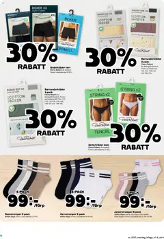 Stora Coop reklamblad aktuell från 11.08.2025 | Sida: 12 | Produkter: Underkläder