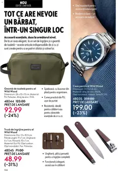 Ofertele Oriflame valabile de la 01.10.2025 | Pagină: 134 | Produse: Curea, Ceas, Pensetă, Geantă
