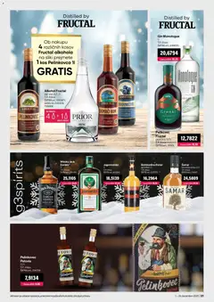 Mercator katalog akcije – veljaven od 01.12.2025 | Stran: 21 | Izdelki: Kos, Gin